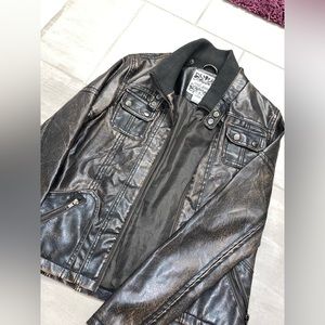 Faux Leather Jacket